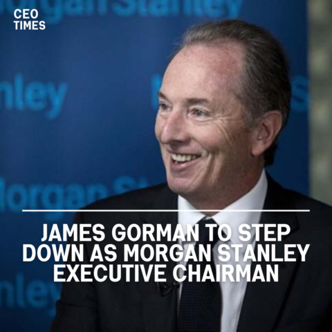 Morgan Stanley's executive chairman, James Gorman, informed the bank's annual shareholder meeting that he was stepping down.