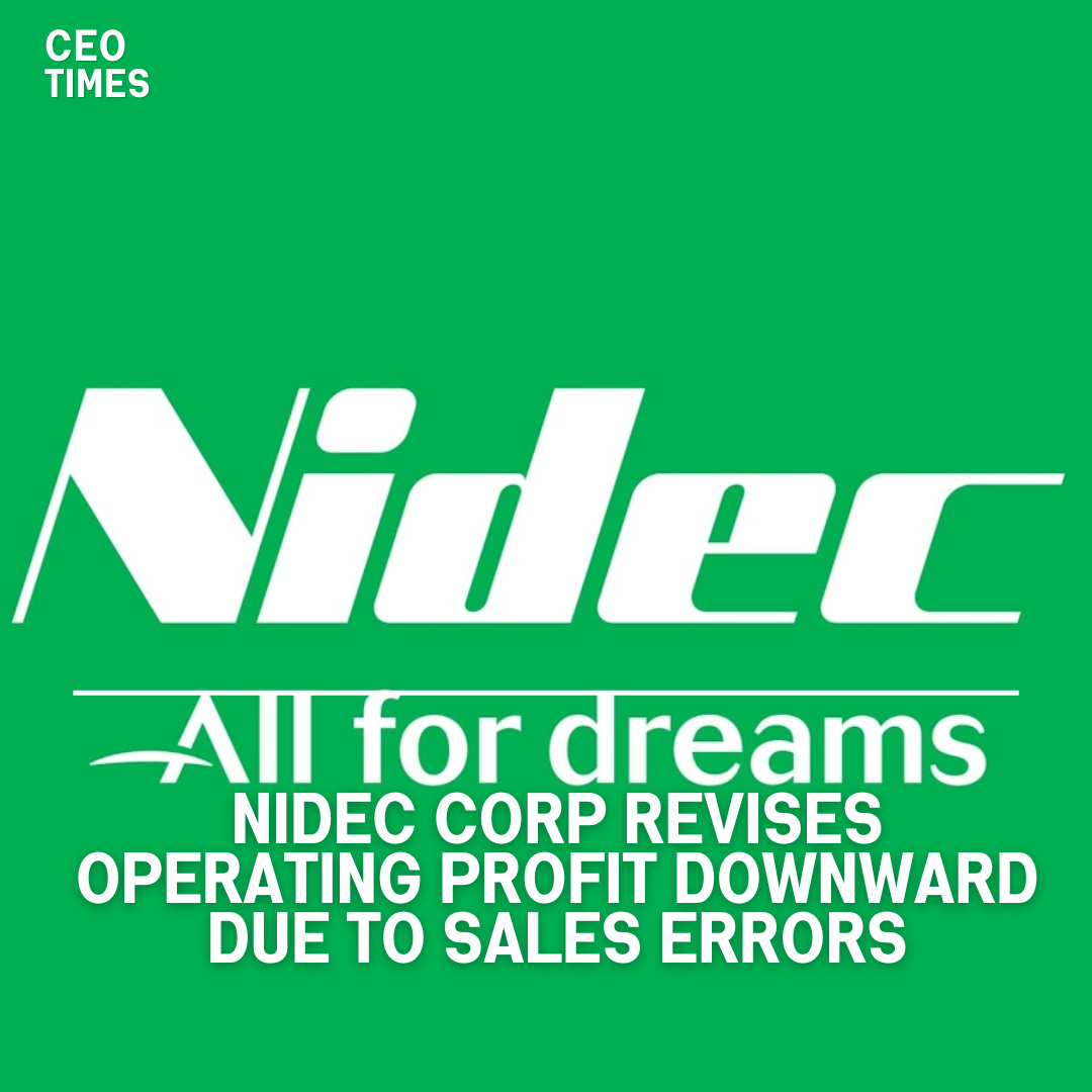 Nidec Corp, a Japanese electric motor maker, revealed that it has revised down its operating profit for two years.