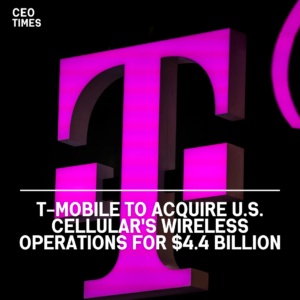 T-Mobile announced that it will acquire nearly all of regional carrier United States Cellular's wireless business.