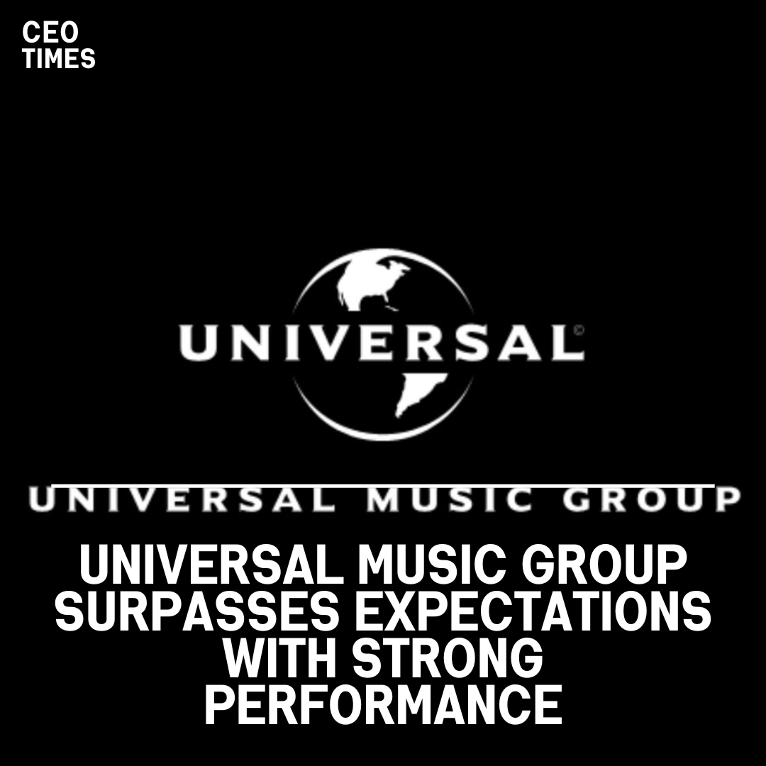 Universal Music Group surpassed first-quarter core earnings estimates, driven by Taylor Swift's blockbuster tour and sales.