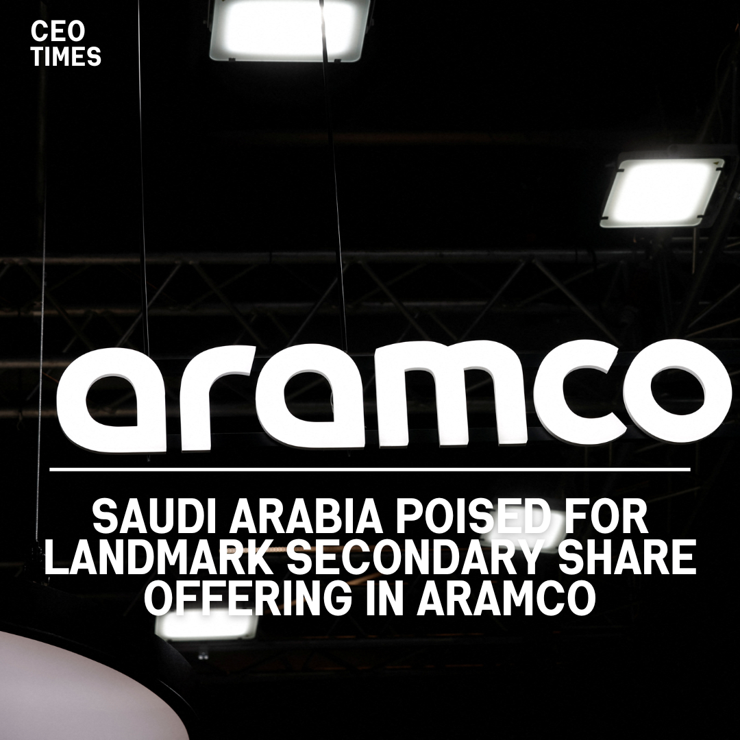 Saudi Arabia may launch a record secondary share offering in the oil behemoth Aramco later on Thursday.