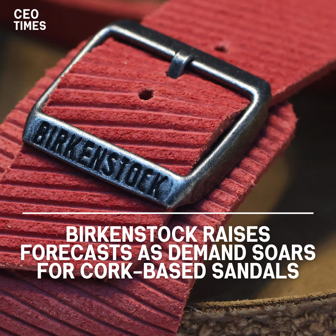 Birkenstock increased its yearly revenue and core profit expectations on Thursday, depending on full-price sales.