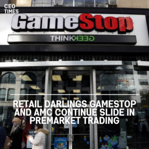 Retail favourites GameStop and AMC witnessed significant drops in premarket trade on Thursday, indicating a slump.