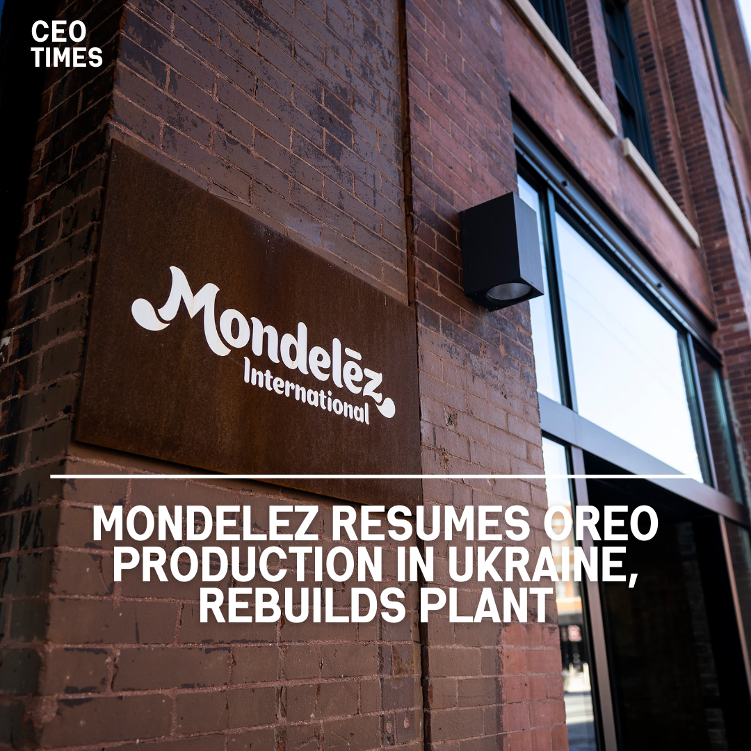 Mondelez Snacks has resumed manufacture of Oreo biscuits in Ukraine at its plant in Trostyanets