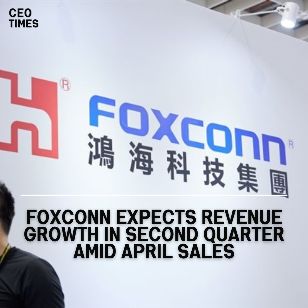Foxconn, the major manufacturer of Apple's iPhones, has confirmed its second-quarter sales growth estimates.