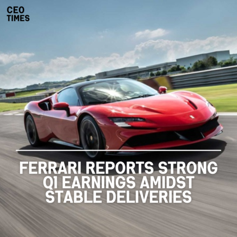 Despite a healthy 13% growth in core earnings in the first quarter, Ferrari's share price fell.