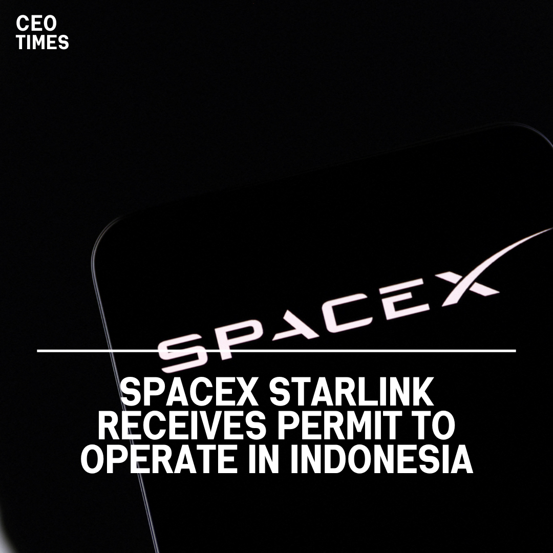 Indonesian minister stated that Starlink, Elon Musk's SpaceX satellite business, had been granted permission