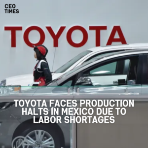 Toyota Motor suffered numerous production halts at its Tijuana, Mexico factory in February and March owing to labour shortages.