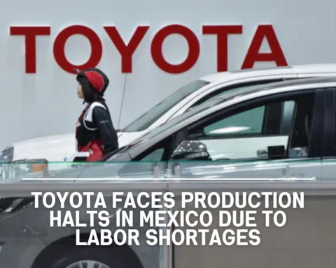Toyota Motor suffered numerous production halts at its Tijuana, Mexico factory in February and March owing to labour shortages.