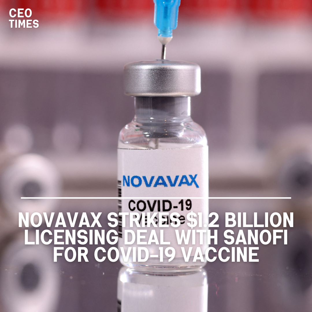 Novavax obtains a licencing contract for up to $1.2 billion with Sanofi for its COVID-19 vaccine, involving stake in Novavax.