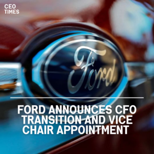 In 2025, Ford Motor Company's Chief Financial Officer (CFO), John Lawler, will take on the job of vice chairman.