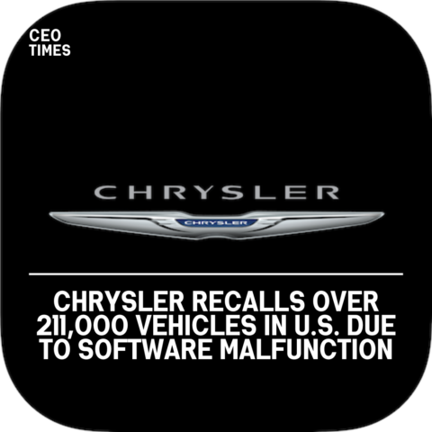 Chrysler is launching a major recall impacting over 211,000 automobiles in the United States.