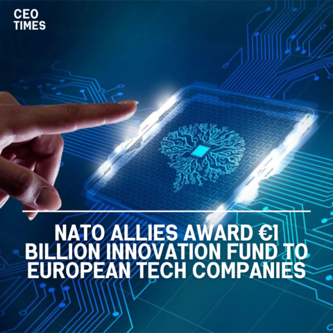 NATO members have announced the first round of funding from the alliance's €1 billion ($1.1 billion) innovation fund.