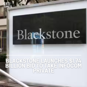 Blackstone has made a 275.8 billion yen ($1.74 billion) bid to take Infocom, a Japanese digital comic distributor, private.