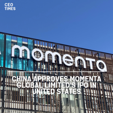 Momenta Global Limited, an autonomous driving firm, has had its initial public offering approved by China's securities authority.