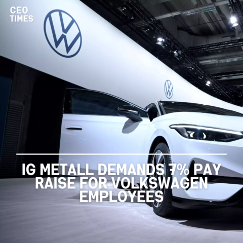 IG Metall has said that it will pursue a 7% salary rise for Volkswagen workers over a 12-month period.