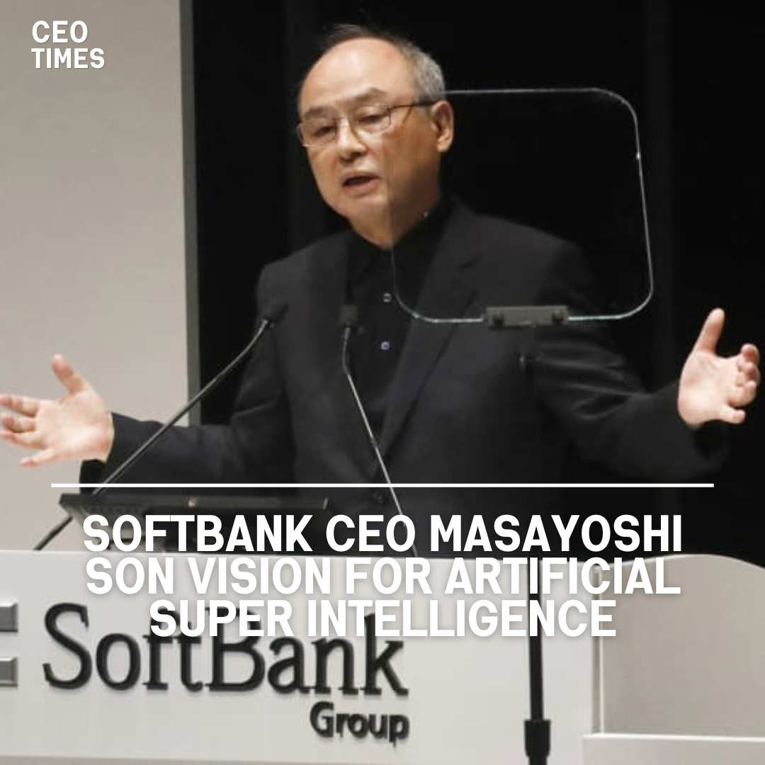 Masayoshi Son has presented a daring vision, saying that the group's goal is to realize ASI in order to further humanity's advancement.