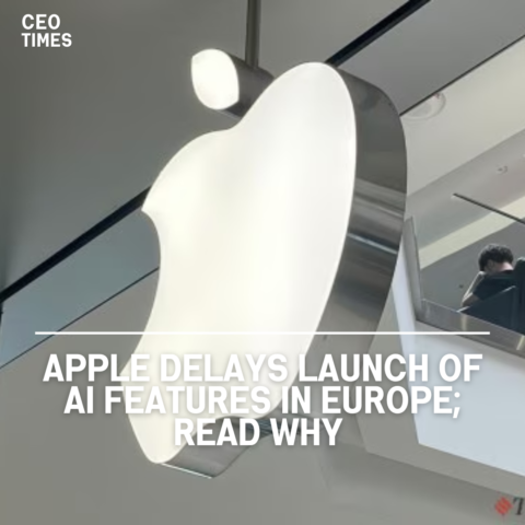 Apple has announced a delay in the release of three new artificial intelligence (AI) features for its devices in Europe.