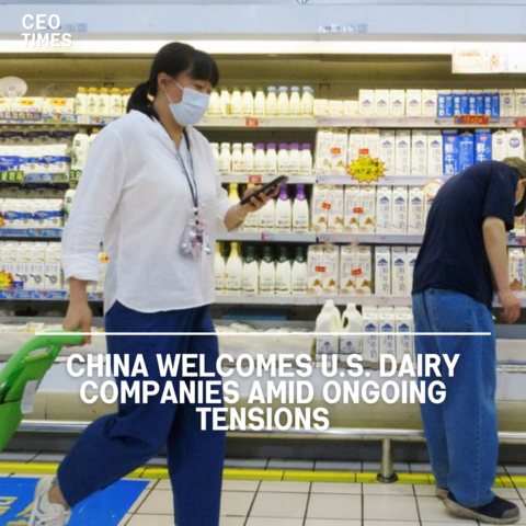 China has issued an invitation to dairy companies in all nations, including the United States, to expand their operations.