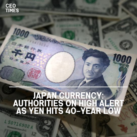 Japanese officials are "seriously concerned and on high alert" about the yen's precipitous drop, according to Masato Kanda.