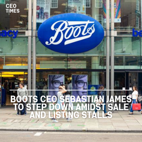 Sebastian James, the CEO of Boots, is expected to step down following U.S. owner Walgreens Boots Alliance's plans.