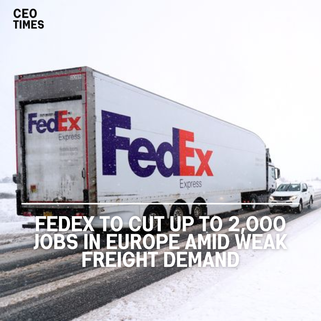 FedEx has revealed intentions to slash between 1,700 and 2,000 back-office jobs in Europe as the firm grapples