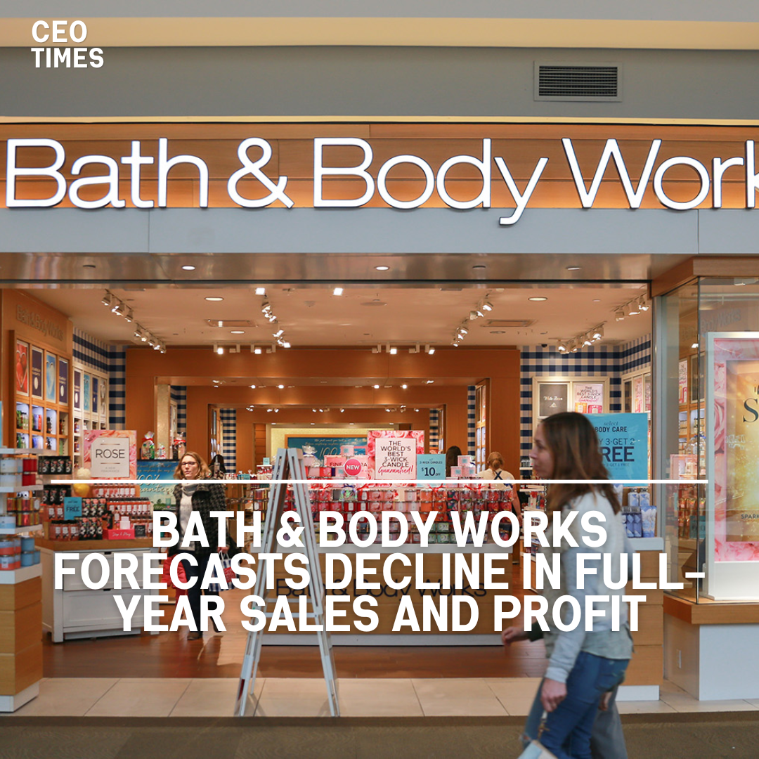 Bath & Body Works has announced a prediction for its full-year profit that falls well below market forecasts.