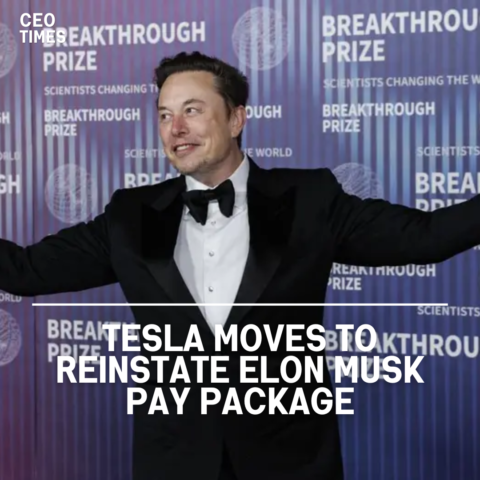 In a critical move, Tesla just tried to reaffirm Elon Musk's $56 billion compensation plan, which was authorised in 2018.