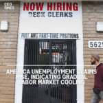 The number of Americans who filed new claims for jobless benefits climbed last week.