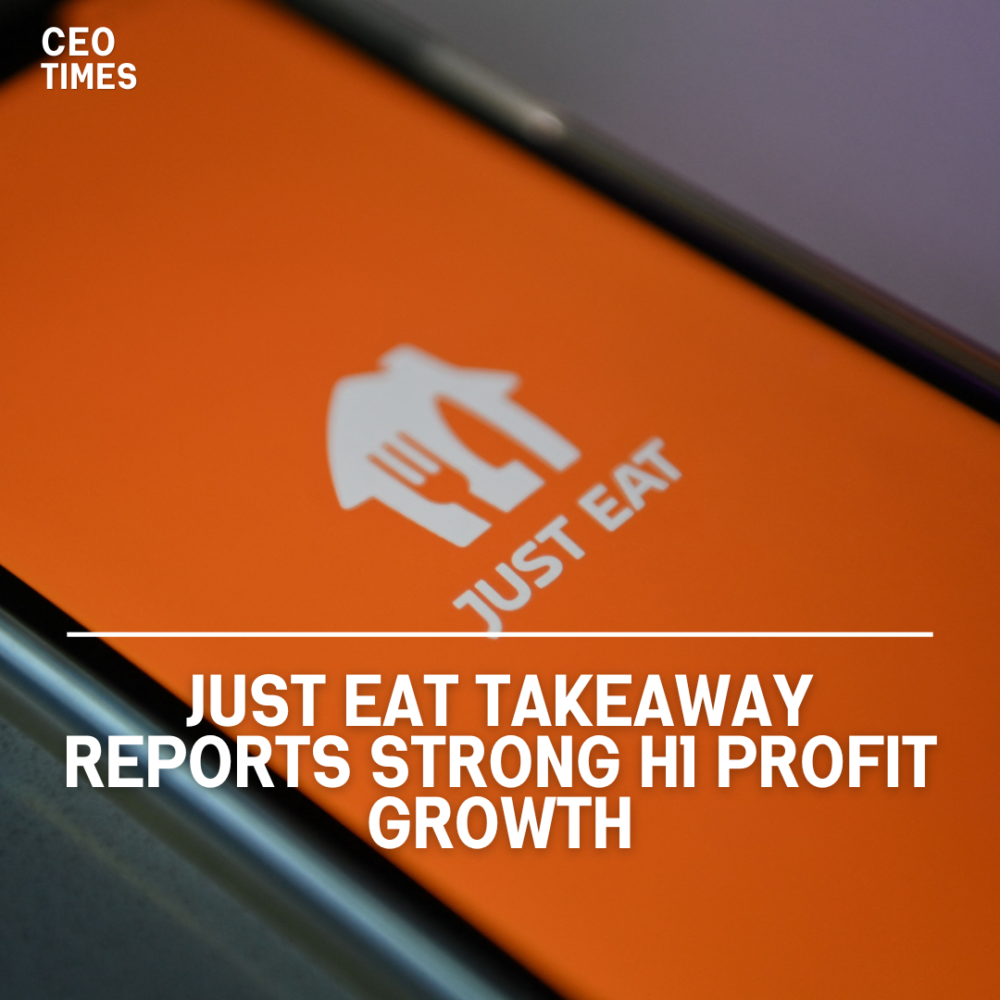 Just Eat Takeaway, Europe's largest meal delivery company by revenue, recorded a more than 40% growth in the first half.