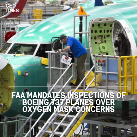 The FAA has ordered inspections of 2,600 Boeing 737 aircraft, specifically the 737 MAX and Next Generation versions.