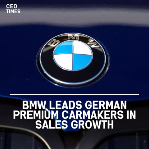 BMW had the best sales performance among Germany's top three premium carmakers in the first half of the year.