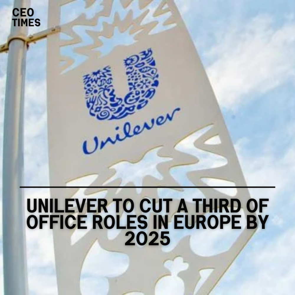 Unilever intends to reduce its office personnel in Europe by one-third by the end of 2025, as part of CEO Hein Schumacher's strategy.