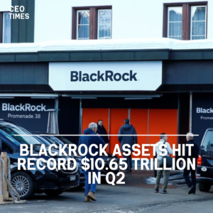 BlackRock assets reached a new high of $10.65 trillion in the second quarter, driven by increased client asset values.