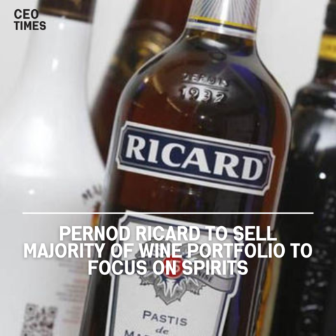 Pernod Ricard stated that it has reached an agreement to sell the majority of its wine portfolio to Accolade Wines,
