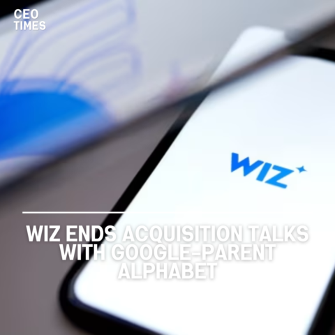 Wiz, an Israeli cybersecurity business, has ceased conversations with Google parent Alphabet regarding a purported $23 billion acquisition proposal.