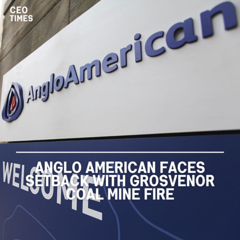 Anglo American suffered a setback on Monday when its shares plummeted by 3% following the suspension of production.