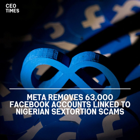 Meta Platforms said on Wednesday that it has terminated around 63,000 Facebook accounts in Nigeria.