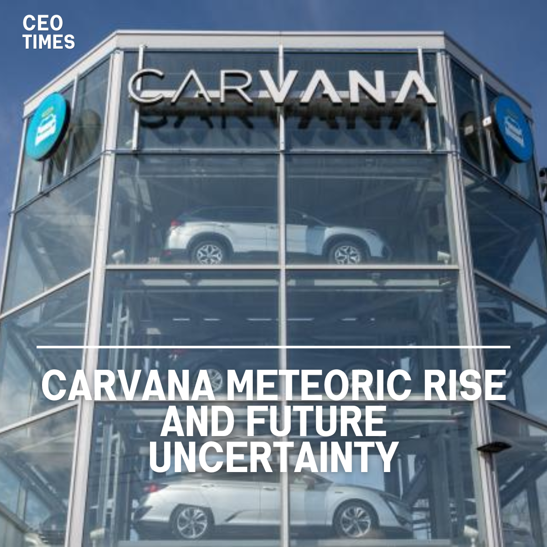 Carvana shares have risen more than 500% in the last year, setting a new 52-week high of $136.92.