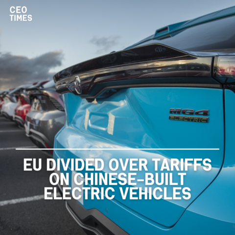 EU countries are debating whether to support higher taxes on Chinese-built electric automobiles.