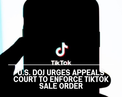The U.S. DOJ sought a federal appeals court to uphold an April statute forcing the sale of TikTok U.S. assets.