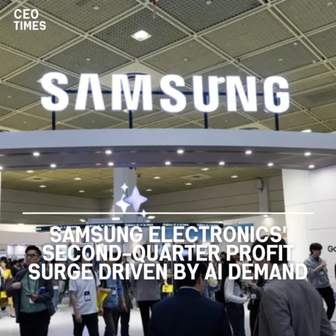 Samsung Electronics is expected to have a big profit growth in the second quarter, driven by increased demand for AI.