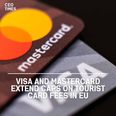 Visa and Mastercard have agreed to prolong tourist card charge caps in the EU for another five years, until November 2029.