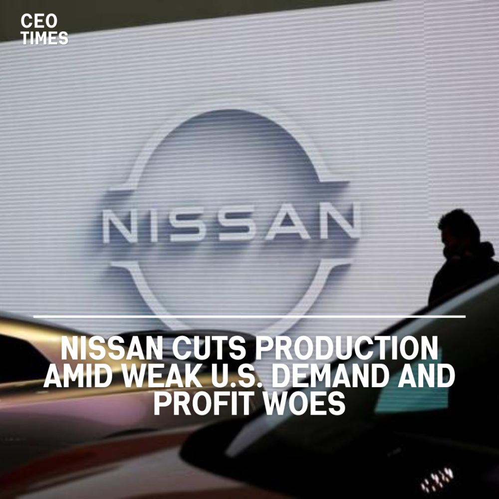 Nissan has reported a big decrease in anticipated production at its principal Japanese facility this month.