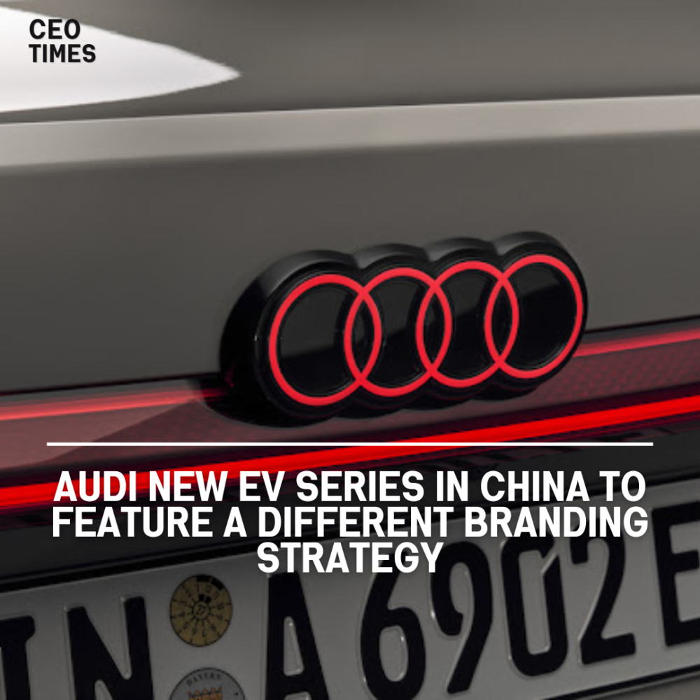 Audi future series of electric cars designed exclusively for the Chinese market will not carry the iconic four-ring insignia.