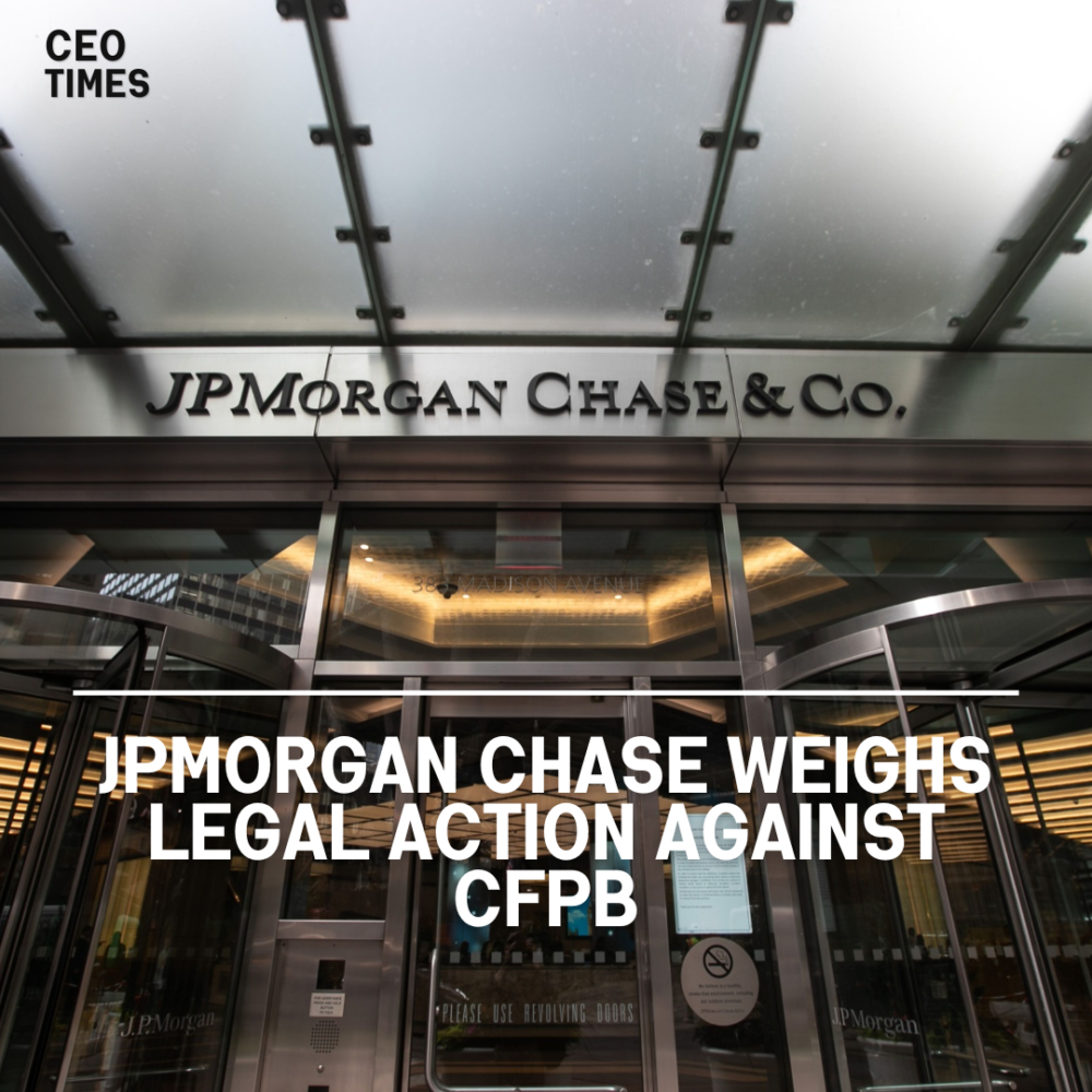 In response to the agency's inquiry, JPMorgan Chase indicated that it is considering legal action against the US CFPB.