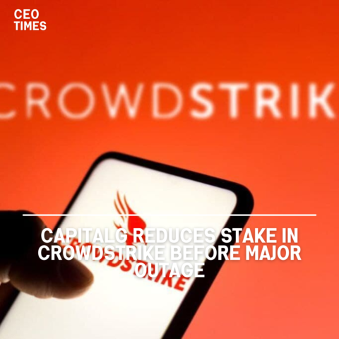 CapitalG has drastically cut its interest in cybersecurity firm CrowdStrike, according to a regulatory document released Friday.