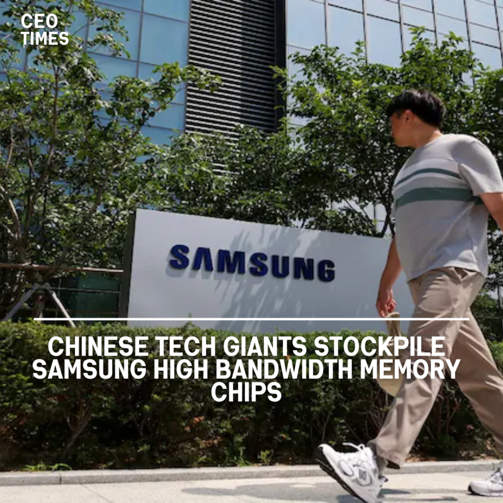 Chinese technology giants, as well as numerous startups, are acquiring HBM chips from Samsung Electronics.