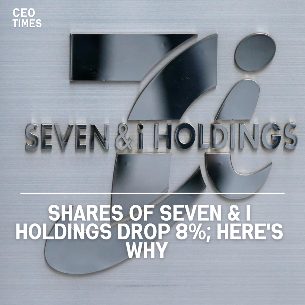 Seven & i Holdings, the Japanese company that owns 7-Eleven, saw its shares fall 8% in morning trading on Tuesday.