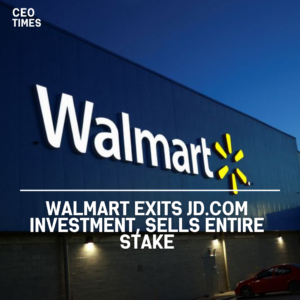 Walmart, the largest shareholder in Chinese e-commerce startup JD.com, has formally sold its entire investment in the company.